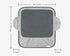 Minnebaby Extra Large Booster Chair Protector Cover, Dining Chair Seat Cover for Booster Seat, Grey...