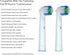 Electric Toothbrush Replacement Heads Compatible with Oral-B Soft Bristles Replacements Brush Heads 16 Pack...