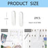 Pegboard Accessories Combination Wall Organizer,2PC of Clip, for Pegboard Shelf,Postcard Folder ?Photo Clip,White (Clips)...