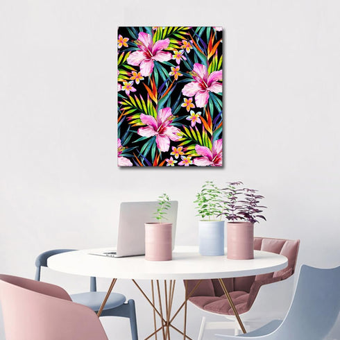TISHIRON Diamond Art Painting Kits for Adults Floral Arts and Crafts for Beginners Flowers Leaves DIY Full Drill Diamond Art Kits Crystal Painting...