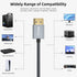 4K HDMI Cable 6.6FT, High Speed HDMI 2.0 Cable, 18Gbps HDR 2160P 1080P 3D HDCP ARC, HDMI Braided Cord Compatible with Monitor TV Set-top Boxe Lapt...
