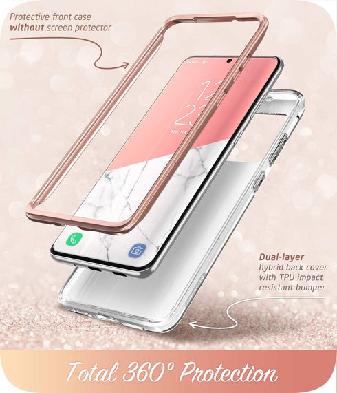 i-Blason Cosmo Series Case for Samsung Galaxy S20 Ultra 5G (2020 Release), Slim Stylish Protective Case Without Built-in Screen Protector, Marble,...