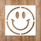 Smiley Face Stencil - Inspirational Street Art Graffiti Stencils for Painting on Wood, Glass, Wall, Rock, Walls, Glassware, Canvas - Inspirational...
