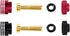 TCRC 2PCS Aluminum Heatsink 5mm Bullet Plug Connectors & Grips for Li-Po and Li-HV Hardcase Power (Red + Black)...