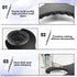 Bicycle Wrench Bottom Bracket Spanner Carbon Steel Install Removal Spanner Wrench Black Bicycle Axle Wrench Tool for Shimano Hollowtech 2?22CM Len...