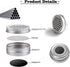 18 Pack Dog Scent Work Tins Training Kit Nose Work Magnetic Dots Scent Work Containers for Dogs Training Metal Box Smell Aluminum Cans with Lids (...