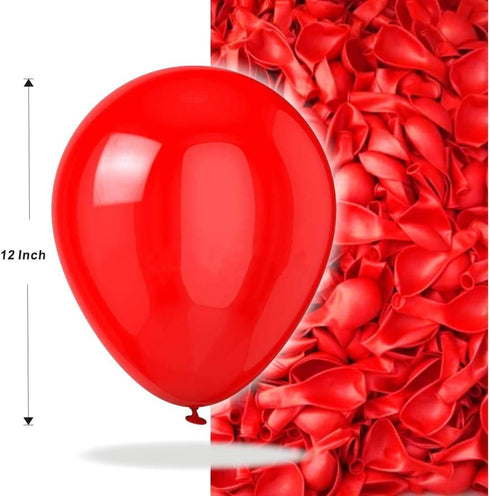 PMLAND 100 Pieces Red Latex Balloons 12 Inches for Valentine Birthday Wedding Bridal Shower Party Festival Game Event Home Decorations...