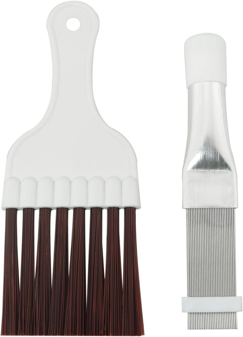 Air Conditioner Condenser Fin Comb Air Conditioner Fin Cleaner Refrigerator Coil Cleaning Whisk Brush Metal Fin Evaporator Radiator Repair Tool...