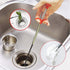 AUSAYE 79 Inch Sink Snake Drain Cleaner Tool for Sink, Drain Clog Remover Snake, Drain Hair Remover, Tube Drain Cleaning...