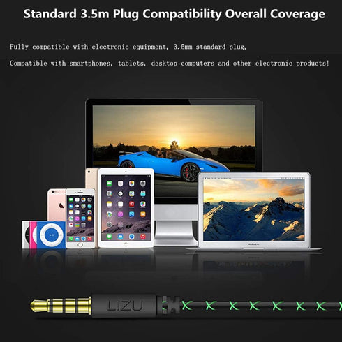 Clip Type Earphones?Portable Stereophone Headphones,with Microphone and Call Controller Stereo Earphones,Suitable for Compatible with 3.5mm iPhone...