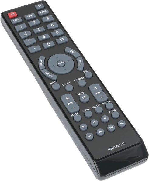 New NS-RC02A-12 Remote fit for Insignia TV NS-15E720A12 NS-19E720A12 NS-22E730A12 NS-24E730A12 NS-32E740A12 NS-37L760A12 NS-42E760A12 NS-42L780A12...