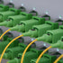 50PC Fiber Optical Coupler Green SC Singlemode Fiber Optic Adapter, SC Female to SC Female APC Single Mode Fiber Optical Coupler, Network Internet...