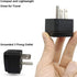US Travel Plug Adapter EU/UK/AU/in/CN/JP/Asia/Italy/Brazil to USA (Type B), 3 Prong Grounded USA Wall Plug, International Mini Travel Adapter and ...