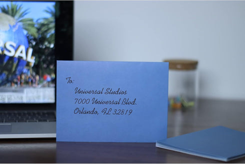 36-Pack Indigo Blue 5x7 Envelopes Self Seal A7 Envelopes, Gradient Colored Envelopes, Fade Out Indigo Blue Envelopes, 5x7 Mailing Envelopes for In...
