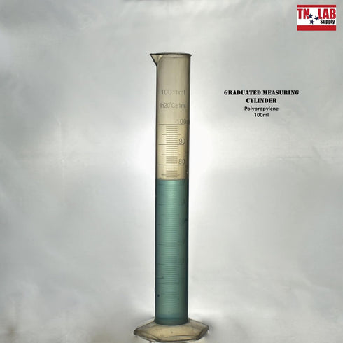 Graduated Measuring Cylinder Polypropylene Plastic 100ml 3-Pack (100ml, 3)...