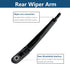 Rear Windshield Wipers Blade Arm Set for Mercedes-Benz ML-class, 2006-2015 ML350, 2007-2011 ML320, 2008-2011 ML450, 2008-2014 ML 550, GLE 63 AMG 2...