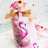 Elwish 24pcs Flamingo Treat Bags - Plastic Drawstring Candy Goodies Gift Wrapping for Birthday Party, Wedding, Baby & Bridal Showers...
