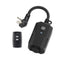 BN-LINK Outdoor Remote Control Outlet Plug Black,Indoor Wireless Outlet Switch Weatherproof Heavy Duty 15A 3-Prong Outlet 6-inch Cord 100Ft Range ...