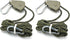 2Pack 5/32" 15ft Rope Ratchet Hanger Tie Down Tent Strap with Hooks Reinforced Metal Gear for Tent Canopy Camping Essentials...