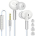 Aolcev 3.5mm Wired Headphones, Android Earphones with S/M/L Ear Tips, 3.5 Jack Earbuds with Mic for Samsung Galaxy A13 A21 A52 A51 A71 A42 S10+ S9...