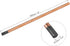 PATIKIL Copper Coated Gouging Carbon Electrode Rods, 10mm/0.4 Inch Dia, 355mm/14-inch Length for Welding, Pack of 5...