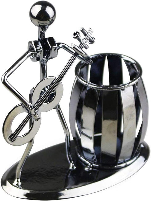 Metal Pencil Holder, Office Supply Pen Organizer Desktop Decoration Stand Container (Bass)...