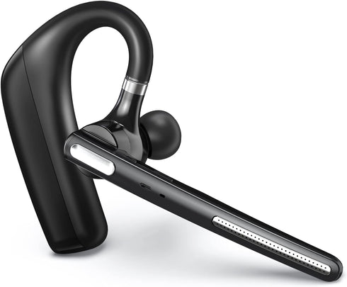 Bluetooth Headset - Wireless Headset with Microphone 90 Days Standby/110 Hours Talktime, Bluetooth Earpiece for Cell Phone/PC Tablet/Laptop Comput...