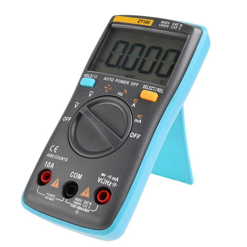 Digital Multimeter, ZT100/ZT101/ZT102 Portable Mini Multimeter Auto Digital LCD Display Testing Capacitance Multimeter(ZT100)...