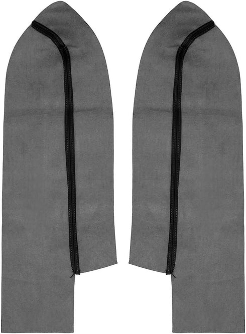 X AUTOHAUX Pair Synthetic Leather Car Front Door Panels Armrest Cover Black for Honda CR-V 07-12...