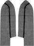 X AUTOHAUX Pair Synthetic Leather Car Front Door Panels Armrest Cover Black for Honda CR-V 07-12...