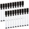 20Pcs Black Magnetic Dry Erase Markers, Small Dry erase Markers Fine Point Tip WhiteBoard Markers for Kids Teachers Office School Supplies...