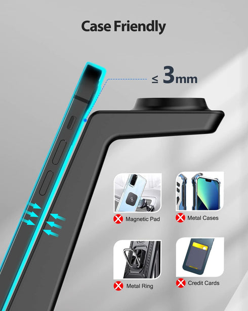 Wireless Charging Station - 4 in 1 Wireless Charger with Alarm Clock, Charging Stand Dock for iPhone 15/14/13/12/11/Pro/Max/XR/XS/X/Samsung Phone,...