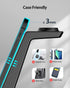 Wireless Charging Station - 4 in 1 Wireless Charger with Alarm Clock, Charging Stand Dock for iPhone 15/14/13/12/11/Pro/Max/XR/XS/X/Samsung Phone,...