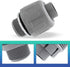 8 Pack NPT Nonmetallic Conduit 1/2-in Electrical Conduit Fittings PVC Straight Connectors Liquid Tight Conduit Connectors...
