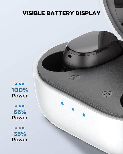 Bluetooth Wireless Earbuds 2 Plus Touch Control Bluetooth 5.3 with USB-C Charging Case IPX4 Splashproof in-Ear Stereo Earbuds Bulit-in Microphones...