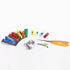 HONEYSEW Single Double Fold Bias Tape Maker Tool Kit Set, 6MM/9MM/12MM/18MM/25MM Fabric Bias Tape Maker Tools 5 Sizes DIY Sewing Bias Tape Makers ...
