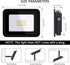 MIHEAL Ultra-Thin 10W 20W 30W 50W 100W LED Flood Light Spotlight Led Search Lamp 110V Floodlights for Outdoor Garden Street Square (Cool White, 30...