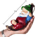 Gnomes Yard Decorations Outdoor Cute Resin Hammock Gnome Hanging Statues Garden Decor Backyard Art...