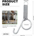 25 Pcs Spring Cage Latch Door Spring Hook Metal Finger 2.9 Inches (75mm), Multifunctional Cage Door Hook, Bunnies, Rodents, Hamsters, Squirrels, B...