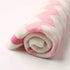 Baby Blanket Knitted Pink Chevron Soft Toddler Nursery Crib Throw Blankets Receiving Swaddle Blanket Stroller Cover for Boys Girls,40x30 inch...