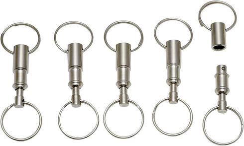 eBoot Detachable Pull Apart Key Rings Keychains (5 Pack)...