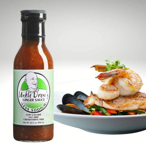 Unkle Drew'z Ginger Sauce, Dressing and Marinade, 12 fl oz, Less Sodium...