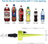 Plant Self Watering Spike,YIMIKE Plastic Self Watering Device with Slow Release Control Valve Plant Watering System for Vacation and Trip,Easy to ...