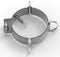 E&K Sunrise 3" Diameter D-Ring Clamp for Sun Shade Sail Pole Accessories, Sun Shade Sail Pole, Canopy Support Poles...
