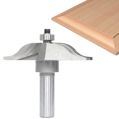 Raised Panel Cabinet Door Making Router Bits,1/2" Shank Ogee Molding, Cutting Dia.3",Door & Window Router Bit,for Paneling Trimming, Routing...