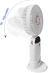 Portable Handheld Fan Small Handheld Fan Type-C Rechargeable 2000mAh Desk Personal Fan 90°Adjustable Neck Fan with 5 Speed Wind LED Display for Ho...