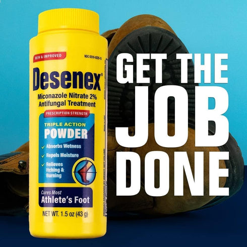 Desenex Foot Powder for Athlete's Foot 1.5 oz Travel Size (Pack of 3)...