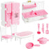 10 Pieces Mini Kitchen Set Dollhouse Kitchen Miniature Kitchen Set Doll Mini Kitchen for Kids Doll House Furniture and Accessories Set Mini Dollho...