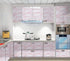 practicalWs 15.7in x 236.2in Self-Adhesive White/Pink Marble Removable Wallpaper Decor Decals Decoration Textured Panel Table Countertops Cabinets...