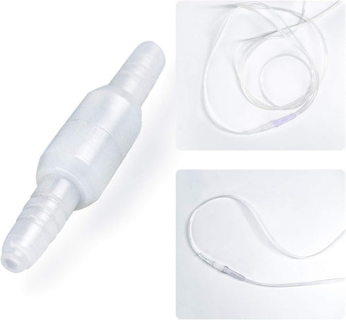 5Packs Oxygen Tubing Swivel Connector for Oxygen Tubing, Swivel Oxygen Tubing Connector, Avoid Tangling of Tube...